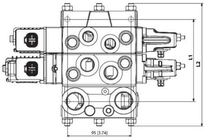 DANFOSS PVG 16 - Dimensions des PVG 32/16 - 1