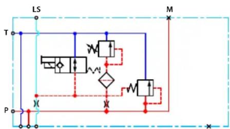 DANFOSS PVG 16 - Soupape de décharge LS électrique PVPX - 4