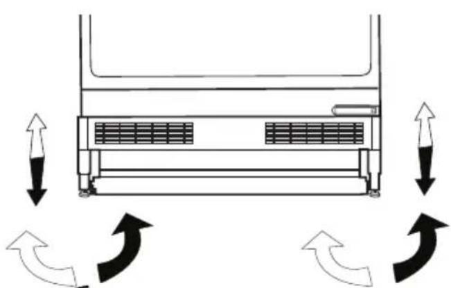 TEKA RSF 41160 BU - Ustawianie chłodziarki pod blatem i regulacja noźek - 1
