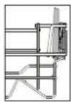 INDESIT I3I D741O - AJUSTER LA HAUTEUR DU PANIER SUPÉRIEUR - 2
