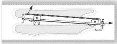 Fulgor Milano FSRC 3004 P MI MK 2F X - To remove extendable rack from the oven: - 1