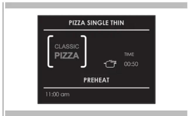 Fulgor Milano FSRC 3004 P MI MK 2F X - Ein Rezept "Klassische Pizza" wählen, das schon gespeichert wurde: - 2
