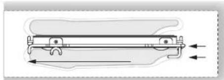 Fulgor Milano FSRC 3004 P MI MK 2F X - Come riposizionare la griglia allungabile nel forno: - 3