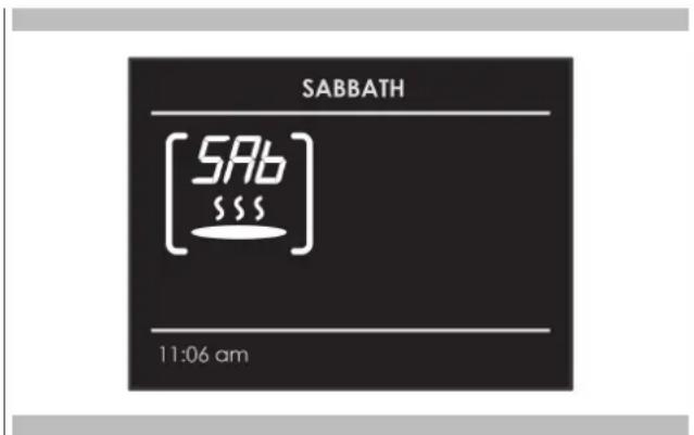 Fulgor Milano FSRC 3004 P MI MK 2F X - DE 24- Anleitungen für die Einstellung Sabbath (einige Modelle) - 1