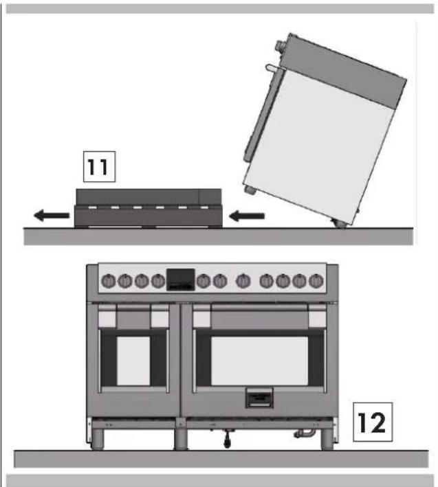 Fulgor Milano FSRC 3004 P MI MK 2F X - ÉTAPE 3 (pour la cuisinière de 48" seulement) - 4