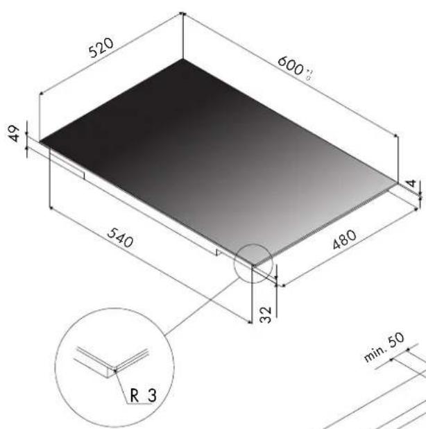 Fulgor Milano FCH 804 ID TS BK - THIS PRODUCT IS DESIGNED FOR DOMESTIC USE. - 2