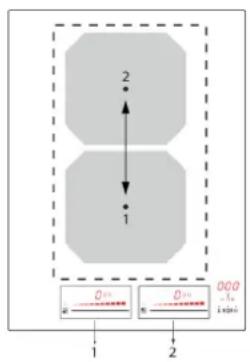 Fulgor Milano FCH 302 ID TS WH - Bridge (Zone cottura flessibili) U N - 1