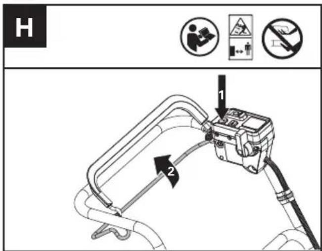 KRESS KC720.9 - Obsługa układu napędu samobieżnego (Patrz Rys. H) - 1