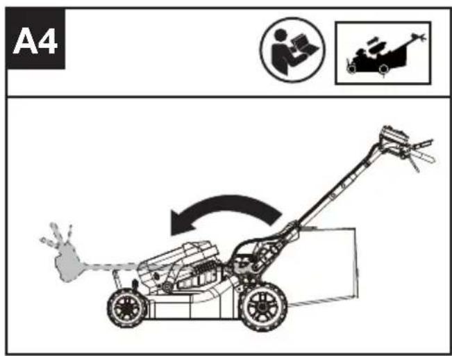 KRESS KC720.9 - Montering av övre handtaget (Se bild A3) - 2