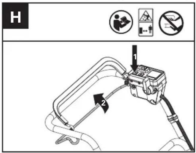 KRESS KC720.9 - Operating the self-propel system (See Fig. H) - 1