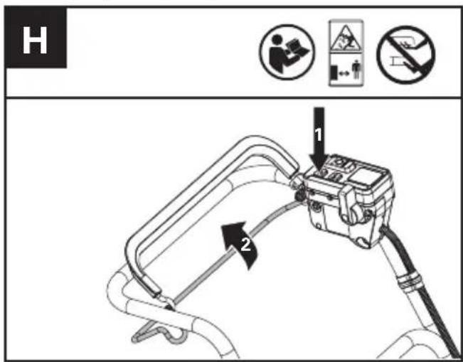 KRESS KC720.9 - Funcionamento do sistema de autopropulsão (Ver a Fig. H) - 1