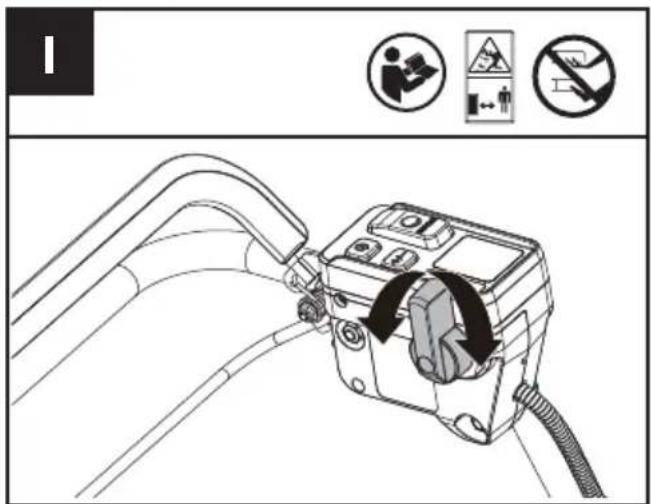KRESS KC720.9 - Selezione della velocità di avanzamento (Vedere Fig. I) - 1