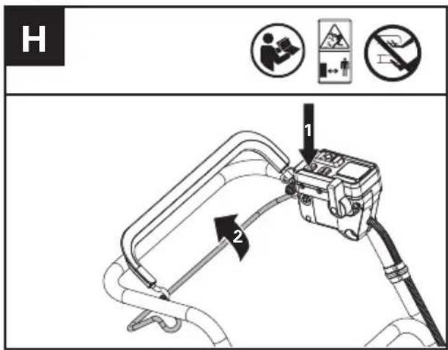 KRESS KC720.9 - Funcionamiento del sistema de autopropulsión (Véase la Fig. H) - 1