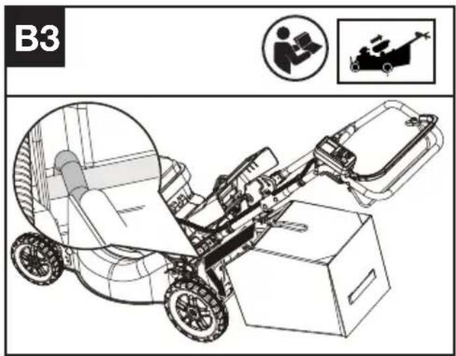 KRESS KC720.9 - Assembling the grass collection bag to the lawn mower (See Fig. B2,B3,B4) - 2