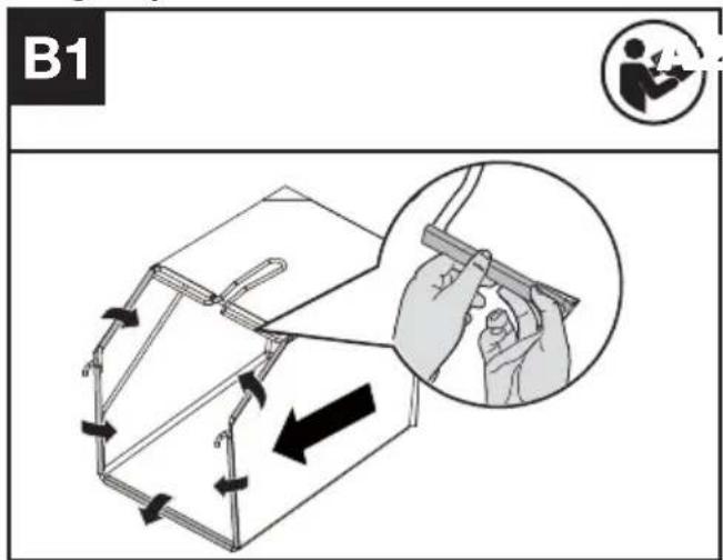 KRESS KC720.9 - Ajuste da altura da pega e montagem das pegas inferiores. (Ver as Fig. A1, A2) - 4