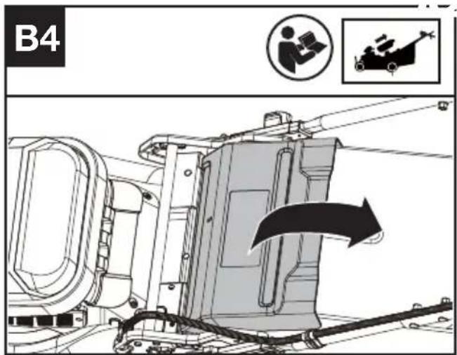 KRESS KC720.9 - Assembling the grass collection bag to the lawn mower (See Fig. B2,B3,B4) - 3