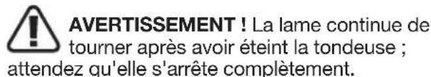 KRESS KC720.9 - Démarrage et arrêt de la tondeuse (voir Fig. G) - 1