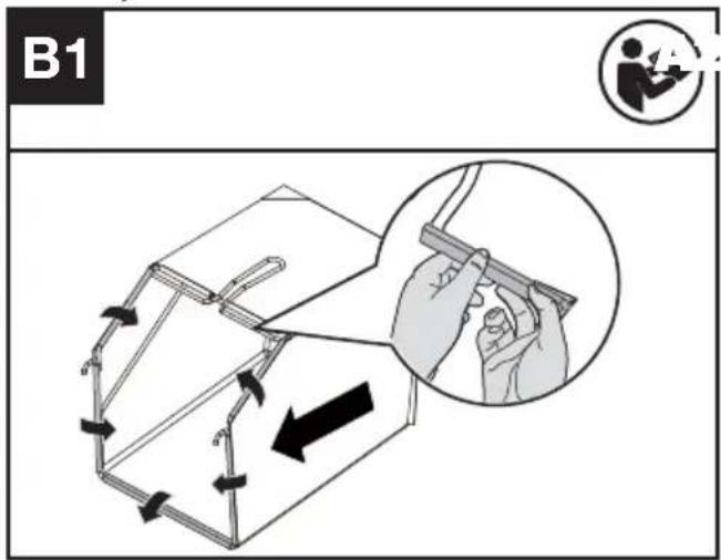 KRESS KC720.9 - Montering av övre handtaget (Se bild A3) - 3