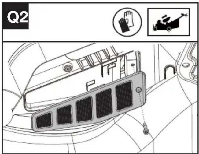 KRESS KC720.9 - Limpieza del filtro de aire (véase las Fig. Q1, Q2) - 2