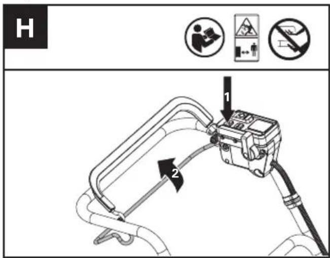 KRESS KC720.9 - Funzionamento del sistema di trazione (Vedere la Fig. H) - 1