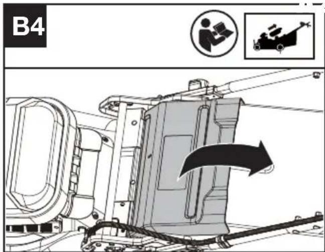KRESS KC720.9 - Montering av gressoppsamlingsposen til gressklipperen (Se Fig. B2,B3,B4) - 3