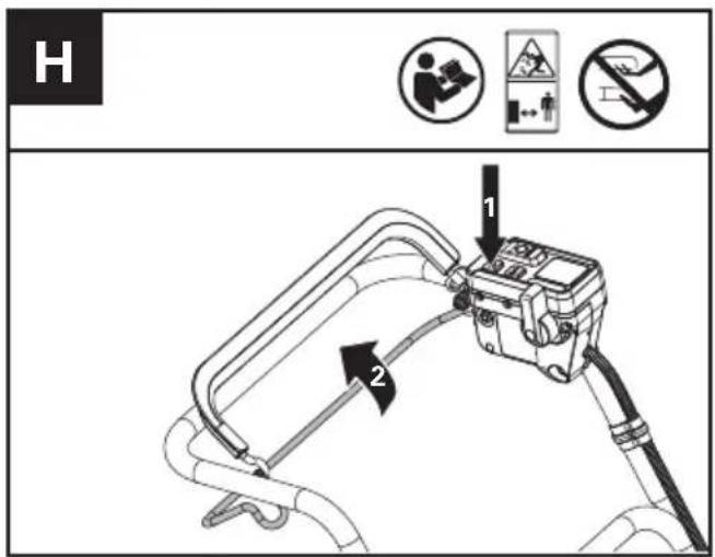 KRESS KC720.9 - Fonctionnement du système auto-tracté (Voir Fig. H) - 1