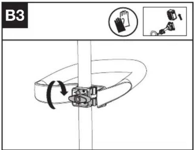 KRESS KC110.9 - Montagem da Proteção contra a projeção de detritos (Veja a Fig. A) - 6