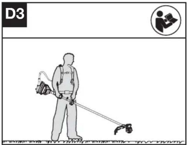 KRESS KC110.9 - Collegamento con l'imbracatura dello zaino (Vedere Fig. D3) - 1