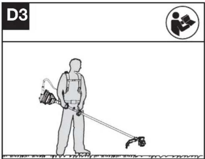 KRESS KC110.9 - Kytkentä reppuvaljaisiin (ks. kuva D3) - 1