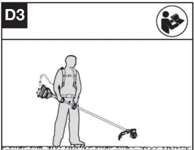 KRESS KC110.9 - Raccordement au harnais dorsal (Voir Fig. D3) - 1
