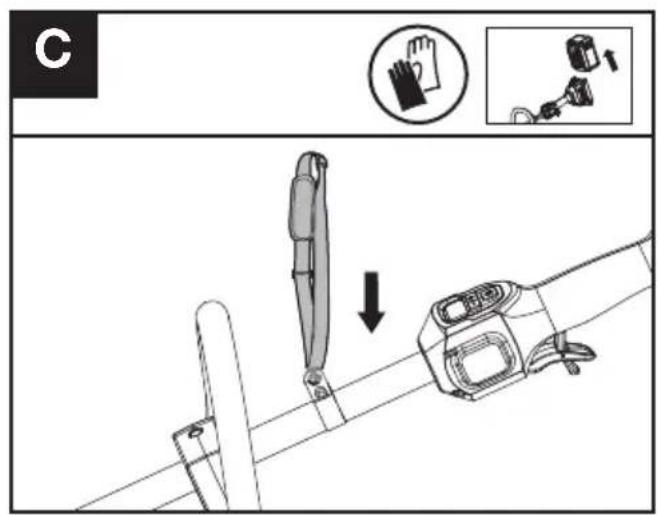 KRESS KC110.9 - Fitting the shoulder strap (Sold Separately) (See Fig. C) - 1