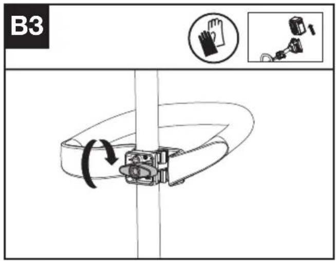 KRESS KC110.9 - Montering av beskyttelsesskjermen (se Fig. A) - 5