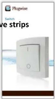Plugwise Switch - Screws2 Adhesive strips - 3