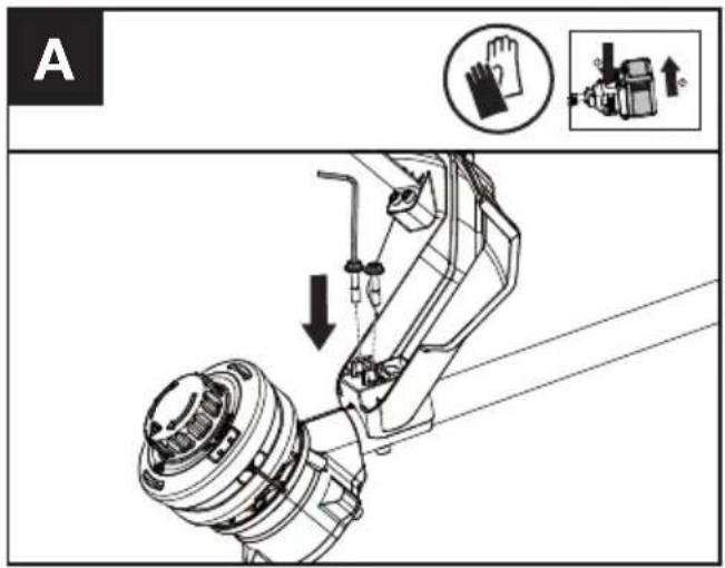 KRESS KC111.9 - Montering av skräpskydd (Se Figur A) - 1