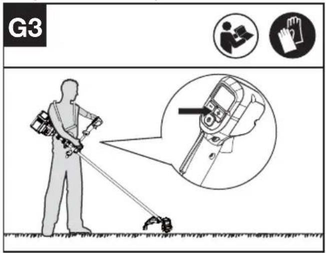 KRESS KC111.9 - Valg af hastighed (Se Fig. G3) - 1