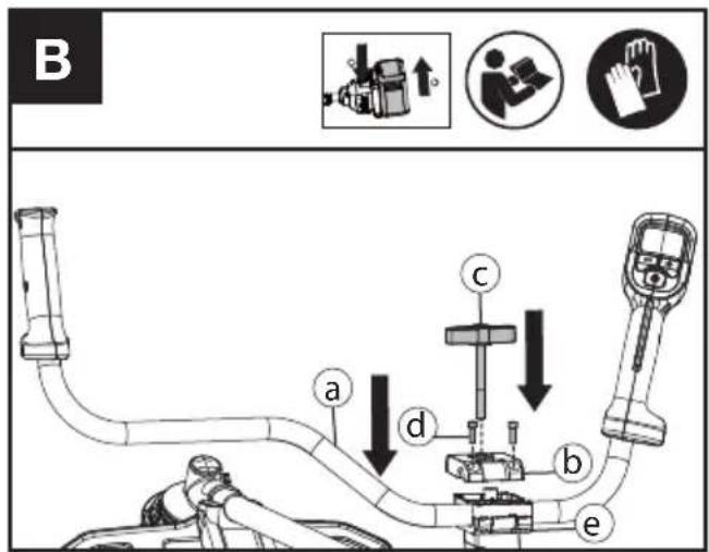 KRESS KC111.9 - Montage de la protection anti-débris (Voir Fig. A) - 2