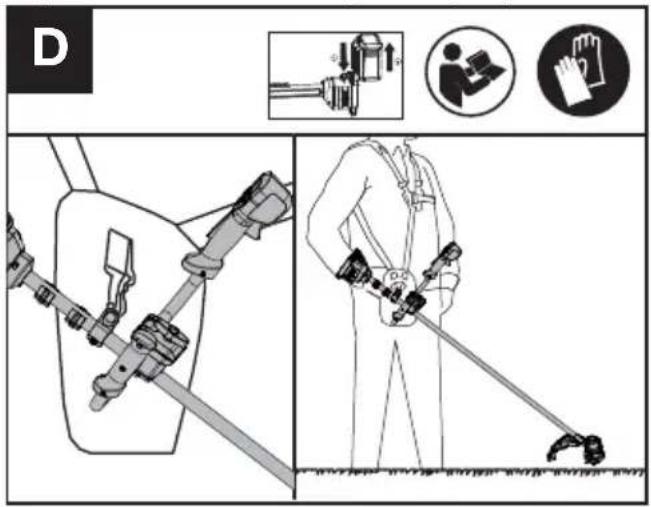 KRESS KC111.9 - Montage de la protection anti-débris (Voir Fig. A) - 4
