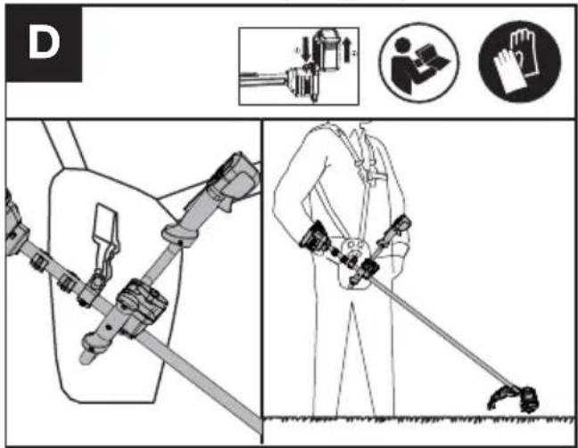 KRESS KC111.9 - Montering av cykelhandtaget (se fig. B) - 2
