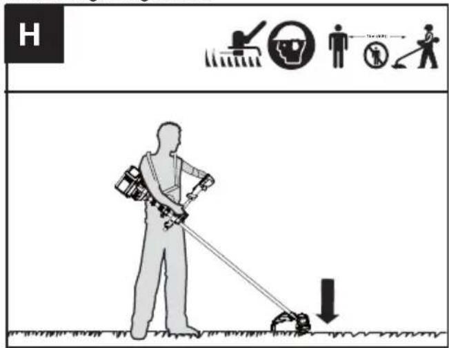 KRESS KC111.9 - Bump line voersysteem (Zie afb. H) - 1