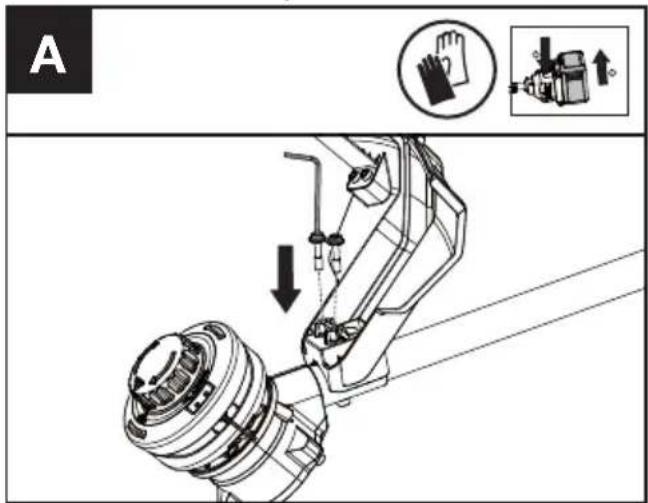 KRESS KC111.9 - Assembling the guard (See Fig. A) - 1