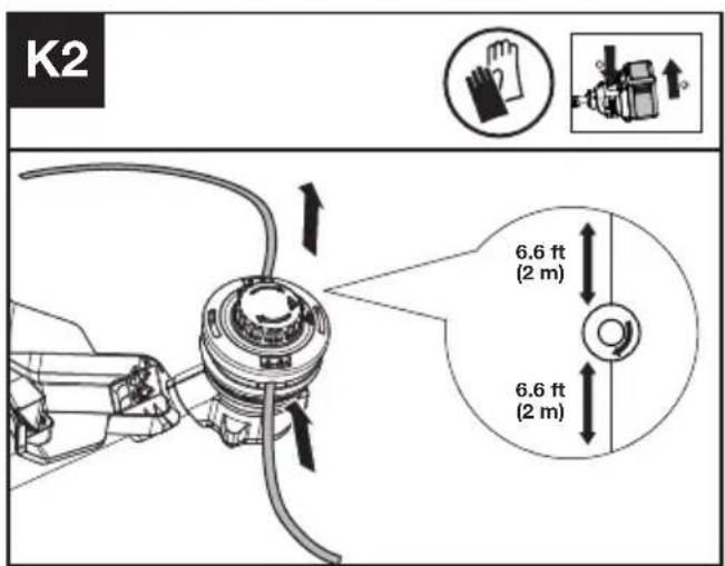 KRESS KC111.9 - Windende trimmer (Zie afb. K1, K2, K3) - 2