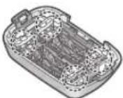 PANASONIC ES-LS8A - Limpieza con la escobilla - 1
