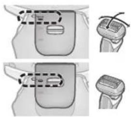 PANASONIC ES-LS8A - ▶ Switching the shaver head - 3
