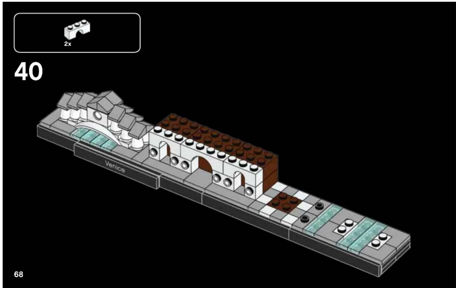LEGO Architecture 21026 - Puente de Rialto - 63