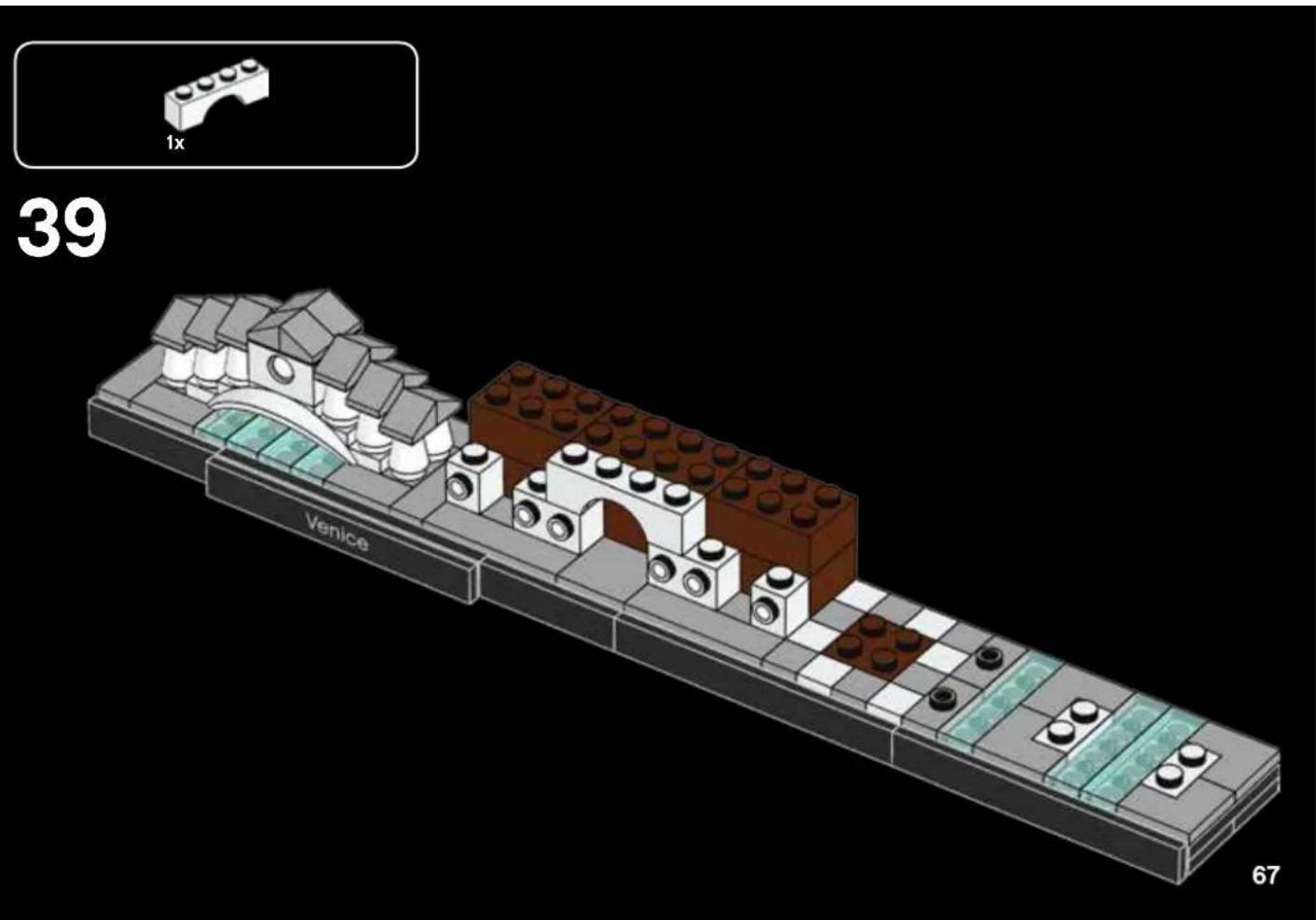 LEGO Architecture 21026 - Puente de Rialto - 62