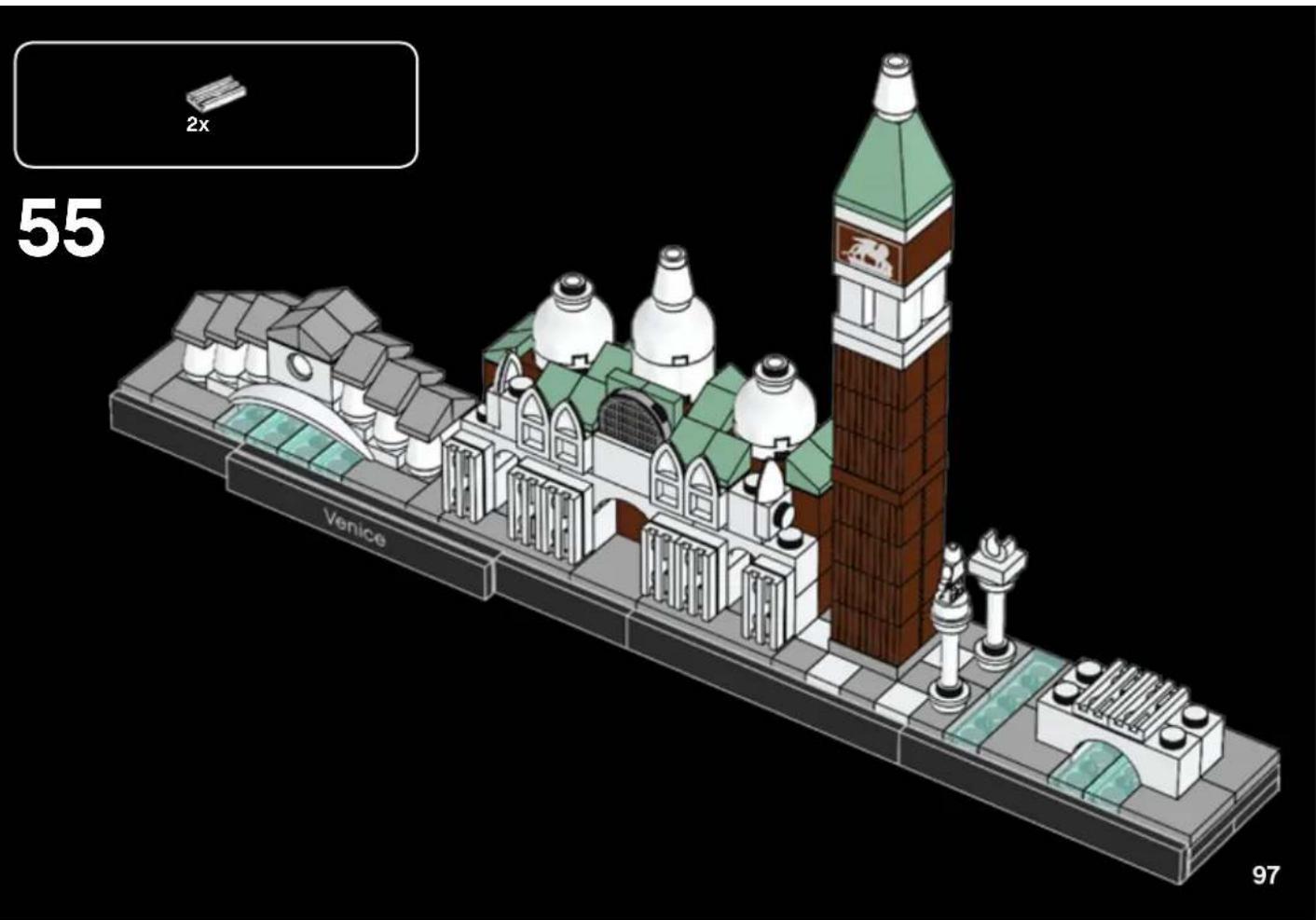 LEGO Architecture 21026 - Puente de Rialto - 123