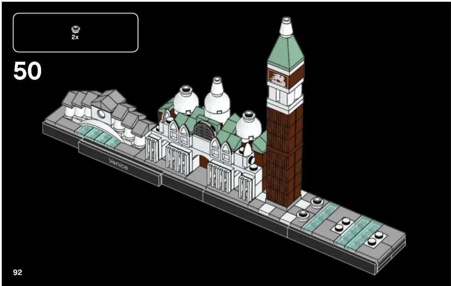 LEGO Architecture 21026 - Puente de Rialto - 117