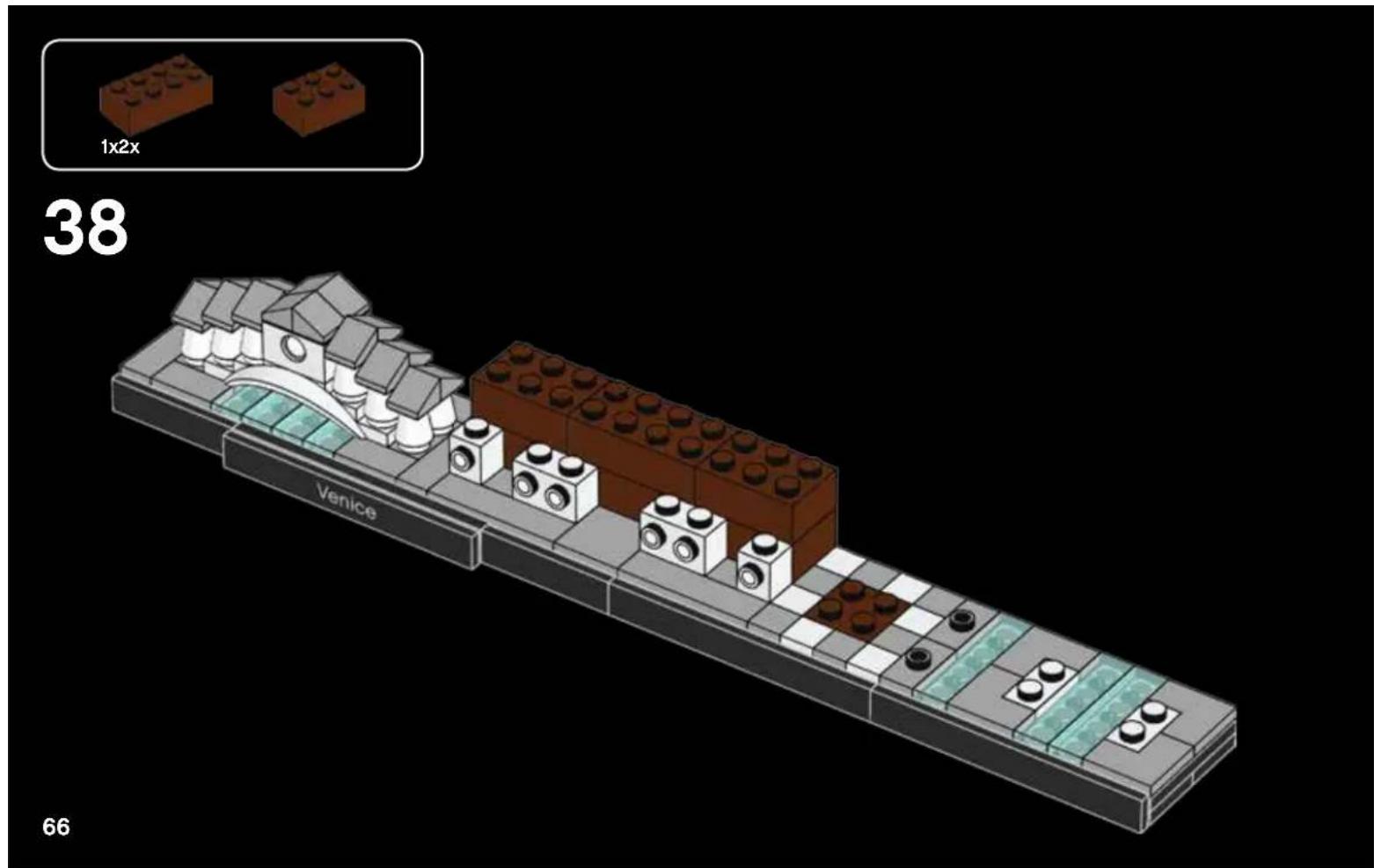 LEGO Architecture 21026 - Puente de Rialto - 61