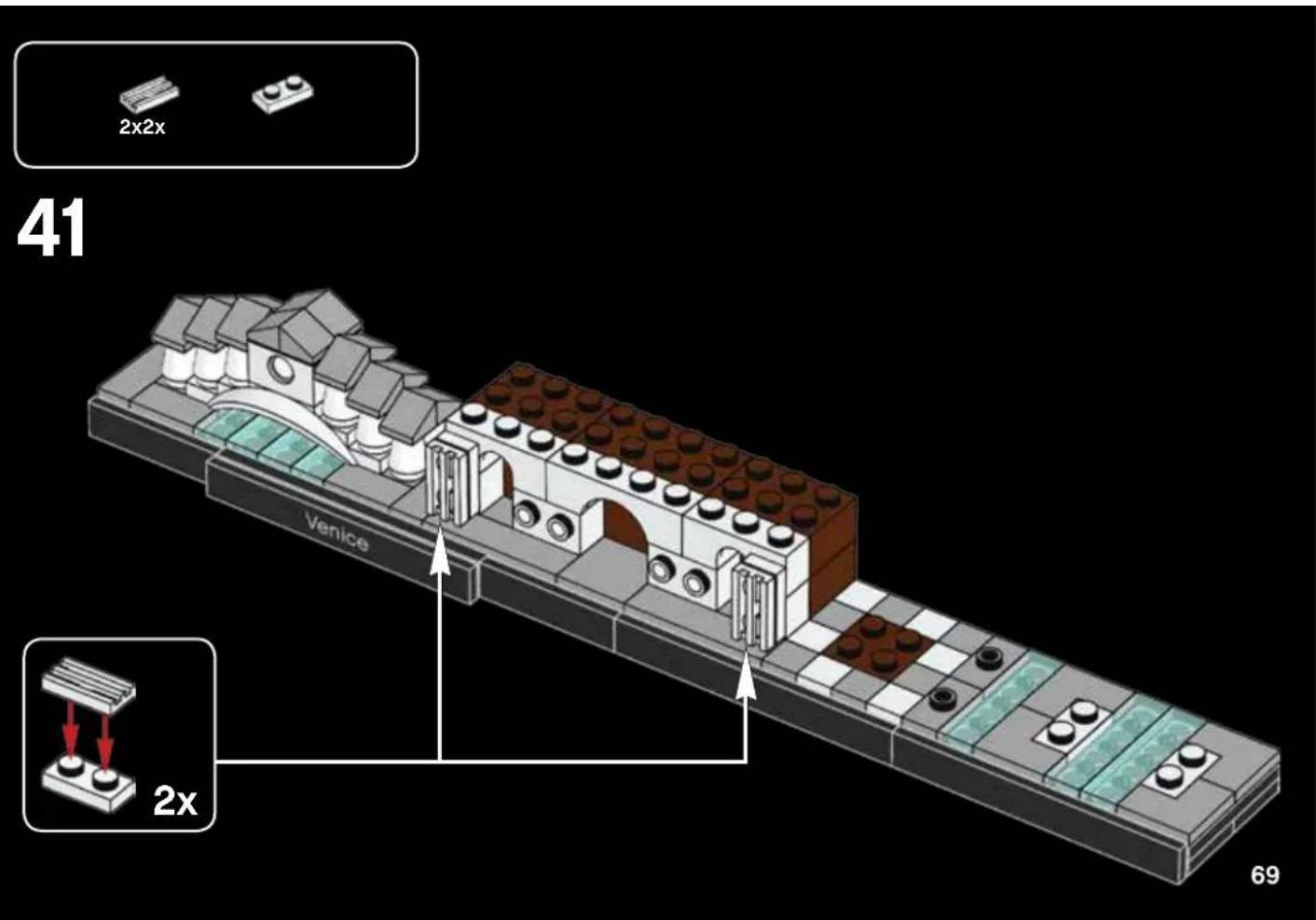 LEGO Architecture 21026 - Puente de Rialto - 64