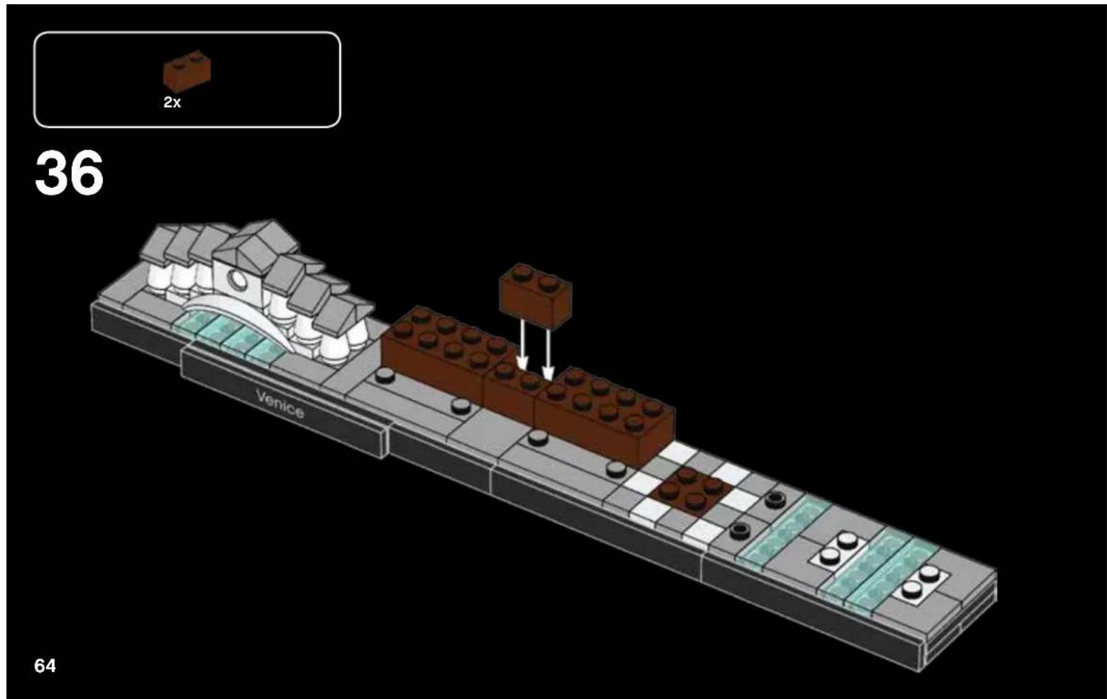LEGO Architecture 21026 - Puente de Rialto - 57